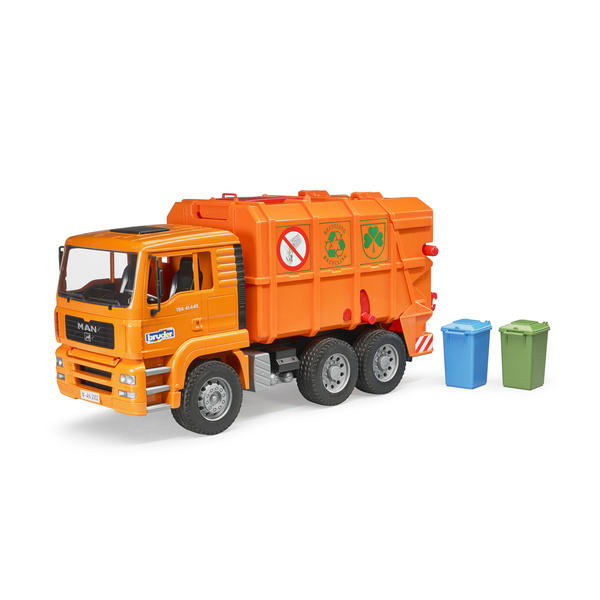 Bruder MAN TGA Müll-LKW Hecklader orange