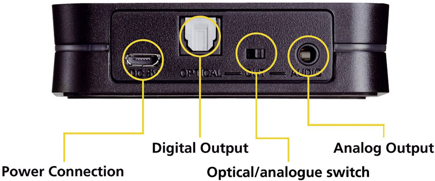 Marmitek BoomBoom 93 Bluetooth® Musik-Empfänger Bluetooth Version: 2.0, A2DP, aptX® 30 m aptX®-Technologie, unterstützt NFC-Übertragung