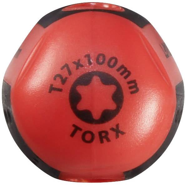 TOOLCRAFT Werkstatt Sechsrund-Schraubendreher Größe (Schraubendreher) T 27 Klingenlänge: 100mm DIN ISO 8764