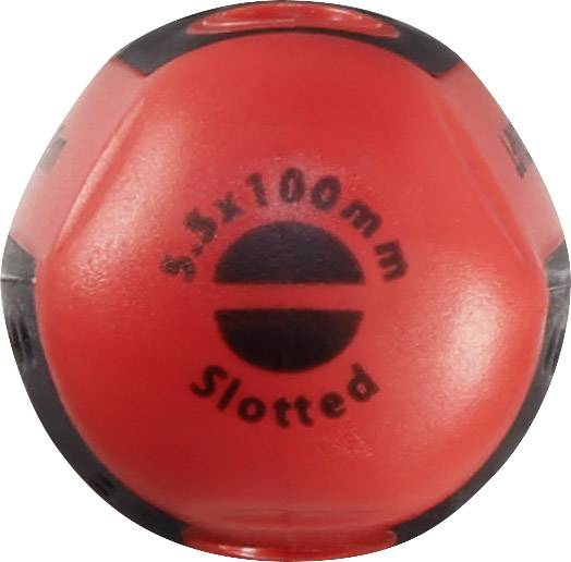 TOOLCRAFT Werkstatt Schlitz-Schraubendreher Klingenbreite: 5.5mm Klingenlänge: 100mm DIN ISO 8764