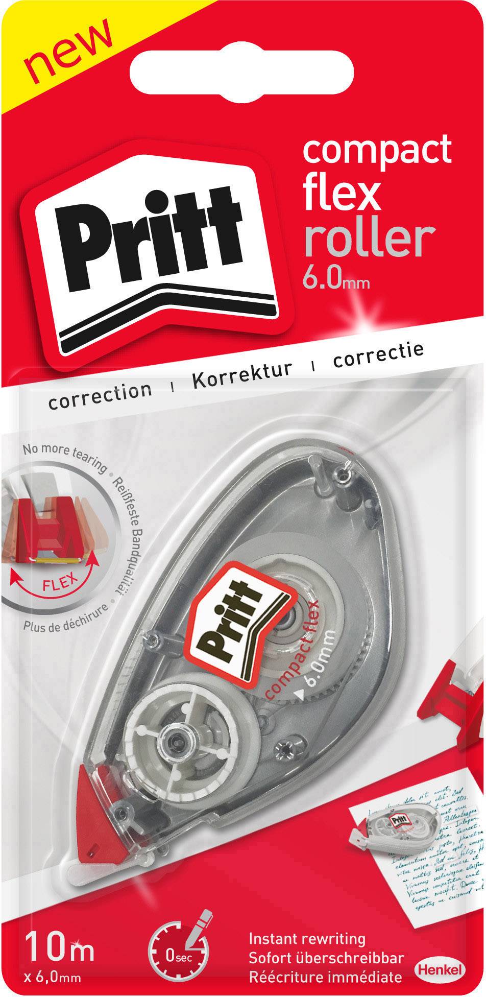 Pritt Korrekturroller compact flex 6mm Weiß 10m 1St.