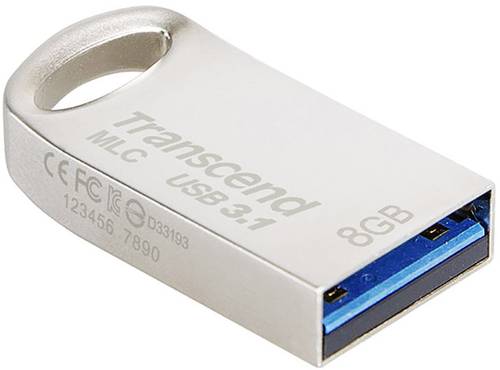 Transcend JetFlash® 720S MLC USB Stick 8 GB Silber TS8GJF720S USB 3.2 Gen 2 (USB 3.1)  - Onlineshop Voelkner