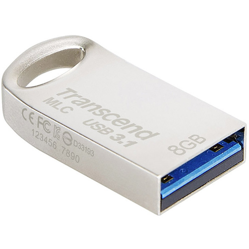 Transcend JetFlash® 720S MLC USB-Stick 8 GB Silber TS8GJF720S USB 3.2 Gen 2 (USB 3.1)