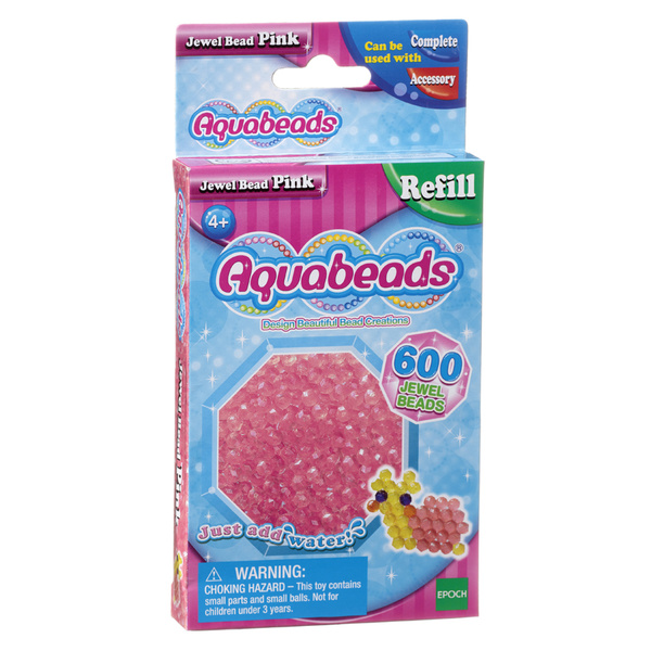Aquabeads Refill Glitzerperlen pink 60