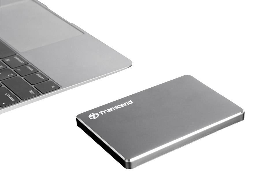 Transcend StoreJet® 25C3N 1 TB Externe Festplatte 6.35 cm (2.5 Zoll) USB-A (USB 3.2 Gen 1) Grau (metallic) TS1TSJ25C3N