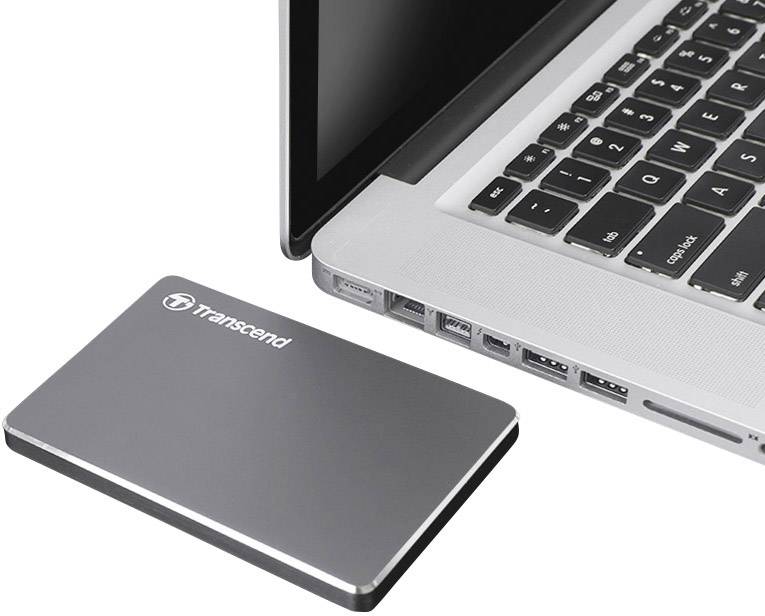 Transcend StoreJet® 25C3N 2 TB Externe Festplatte 6.35 cm (2.5 Zoll) USB 3.2 Gen 1 (USB 3.0) Grau (metallic) TS2TSJ25C3N