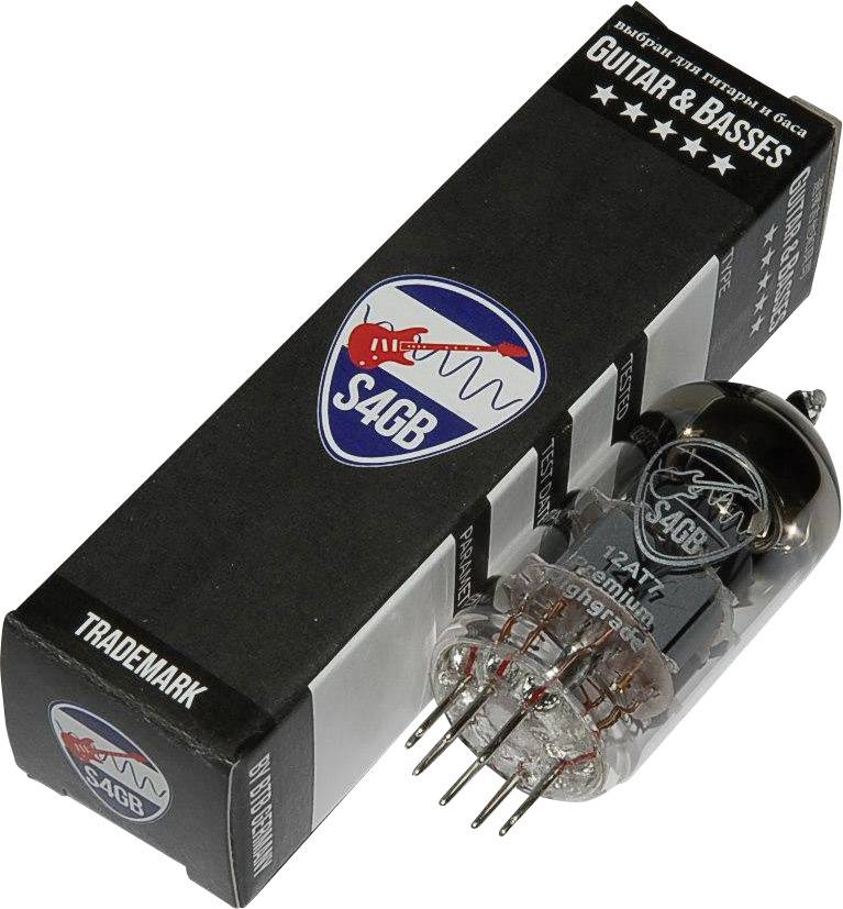 BTB Vertrieb 12AT7-S4GB Premium Elektronenröhre Selektiert für Gitarre & Bass Doppeltriode Polzahl: 9 Sockel: Noval Inhalt 1St.