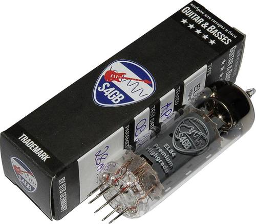 EL84 S4GB Premium Elektronenröhre Selektiert für Gitarre & Bass Endpentode Polzahl: 9 Sockel: Nova