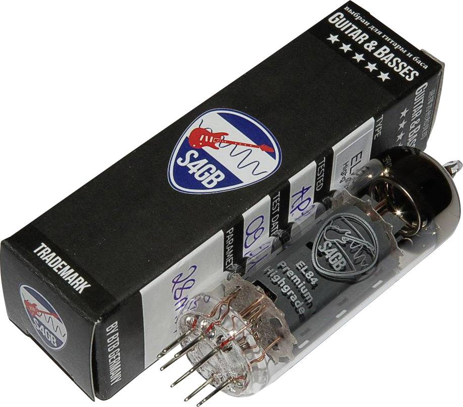 BTB Vertrieb EL84 S4GB Premium Elektronenröhre Selektiert für Gitarre & Bass Endpentode Polzahl: 9 Sockel: Noval Inhalt 1St.
