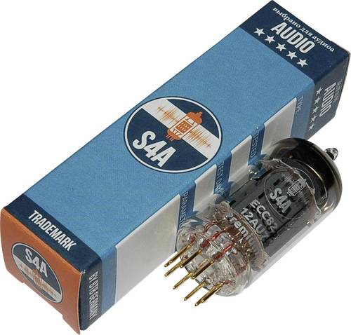 ECC82 S4A Premium Elektronenröhre Selektiert für Audio & Studio Doppeltriode Polzahl: 9 Sockel: No