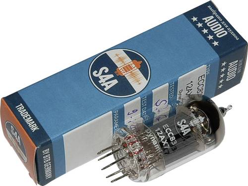 ECC83 S4A Dynamic Sound Elektronenröhre Selektiert für Audio & Studio Doppeltriode Polzahl: 9 Sock