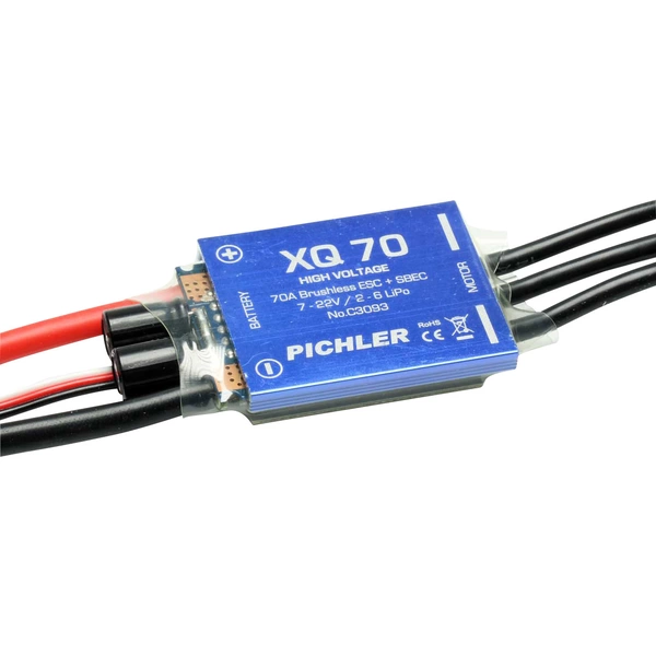 Pichler XQ 70 Flugmodell Brushless Flugregler Belastbarkeit (max. A): 90A Pichler XQ 70 Flugmodell Brushless Flugregler Belastbarkeit (max. A): 90A