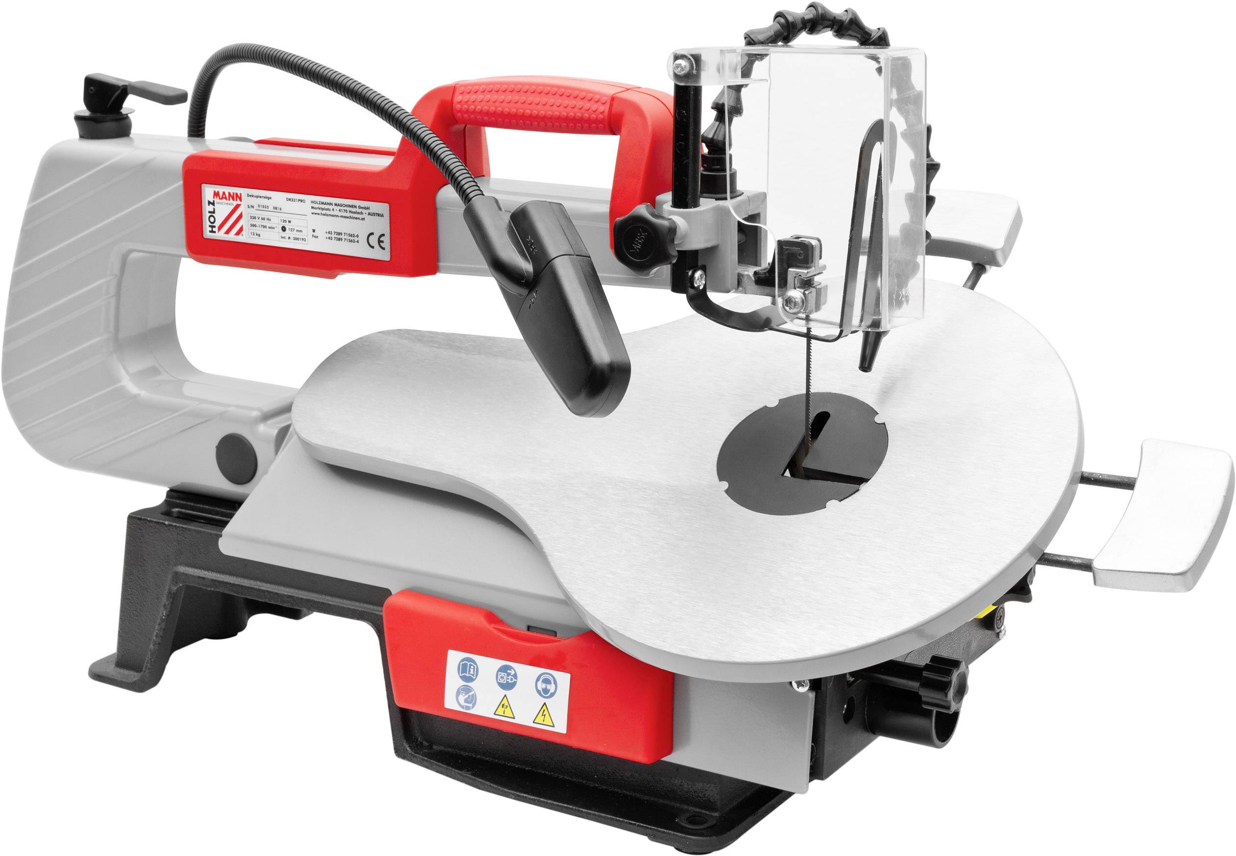 Holzmann Maschinen DKS2 1PRO_230V Dekupiersäge 120W Sägeblattlänge: 127mm