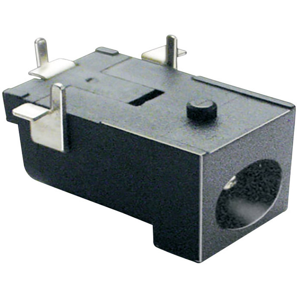 BKL Electronic Niedervolt-Steckverbinder Buchse, Einbau horizontal 6.3mm 2.5mm 1St.