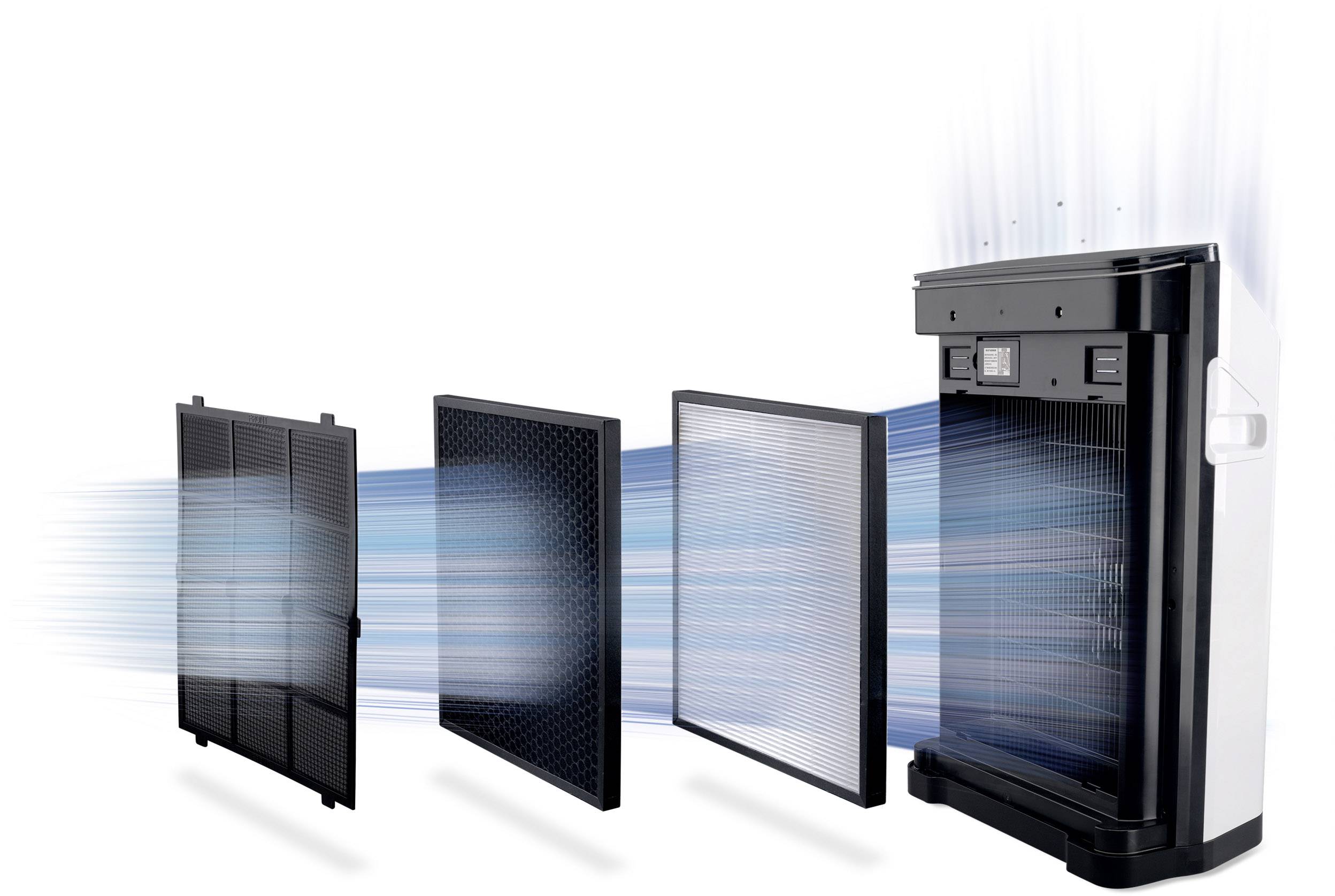 Honeywell HPA710WE4 HPA710WE4 Luftreiniger 21 m² Weiß, Schwarz