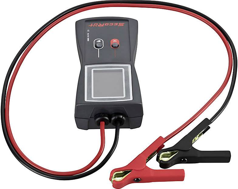 SecoRüt AkkuCheck 12-24 Volt Kfz-Batterietester 12 V, 24V USB-Anschluss, Akkutest 155mm x 78mm x 47mm