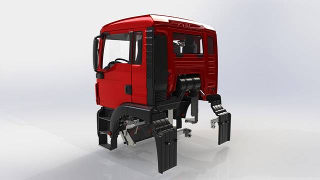 ScaleArt 61000400 MAN TGS Euro 5 1:14 Fahrerhaus 1St.