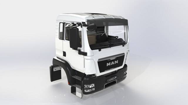 ScaleArt 61000400 MAN TGS Euro 5 1:14 Fahrerhaus 1St.