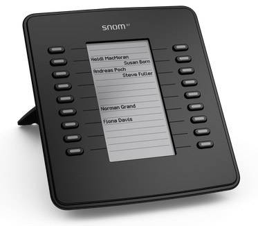 SNOM D7 Systemtelefon Erweiterungsmodul Schwarz