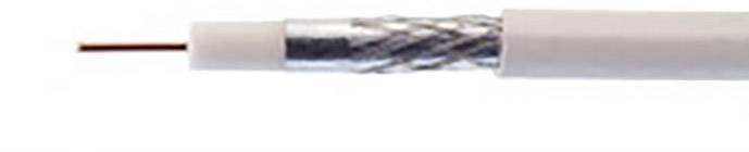 Kathrein 21510015 Koaxialkabel Außen-Durchmesser: 6.90mm 75Ω 90 dB Weiß 100m