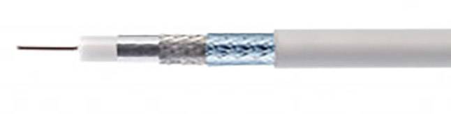 Kathrein 21510026 Koaxialkabel Außen-Durchmesser: 6.90 mm 75 Ω 120 dB Weiß 250 m