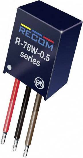 RECOM R-78W5.0-0.5 DC/DC-Wandlermodul 5 V 500 mA 2.5 W Anzahl Ausgänge: 1 x Inhalt 1 St.