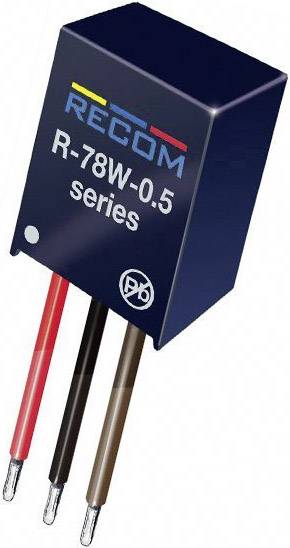 RECOM R-78W9.0-0.5 DC/DC-Wandler, Print 9 V 500 mA 4.5 W Anzahl Ausgänge: 1 x Inhalt 1 St.
