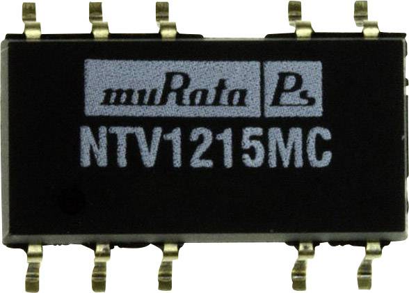 Murata Power Solutions NTV1215MC DC/DC-Wandler, SMD +15 V, -15V 33mA 1W Anzahl Ausgänge: 2 x Inhalt 1St.