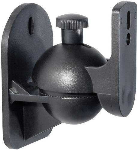 My Wall HB 4 L Lautsprecher-Wandhalterung Neigbar, Schwenkbar Wandabstand (max.): 6 cm Schwarz 1 Pa