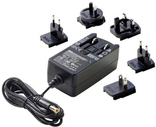 Dehner Elektronik SYS 1541-2424-W2E Steckernetzteil, Festspannung 24 V/DC 1000mA 24W mit UK-Adapter,