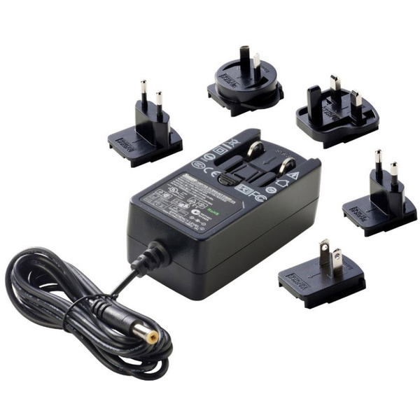 Dehner Elektronik SYS 1541-2424-W2E Steckernetzteil, Festspannung 24 V/DC 1000mA 24W mit UK-Adapter, mit USA-Adapter, mit