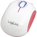 LogiLink ID0092A USB Maus Optisch Weiß, Rosa