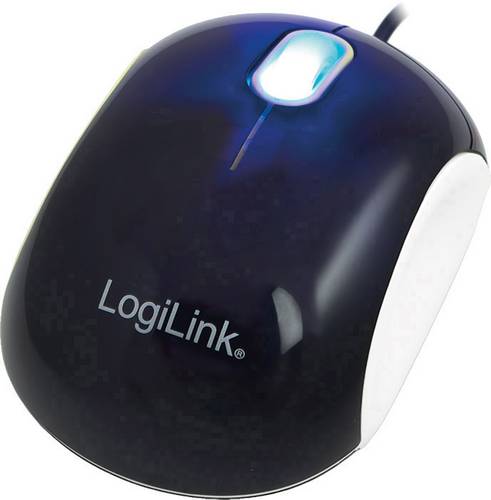 LogiLink ID0095A Cooper USB Maus Optisch Schwarz, Weiß