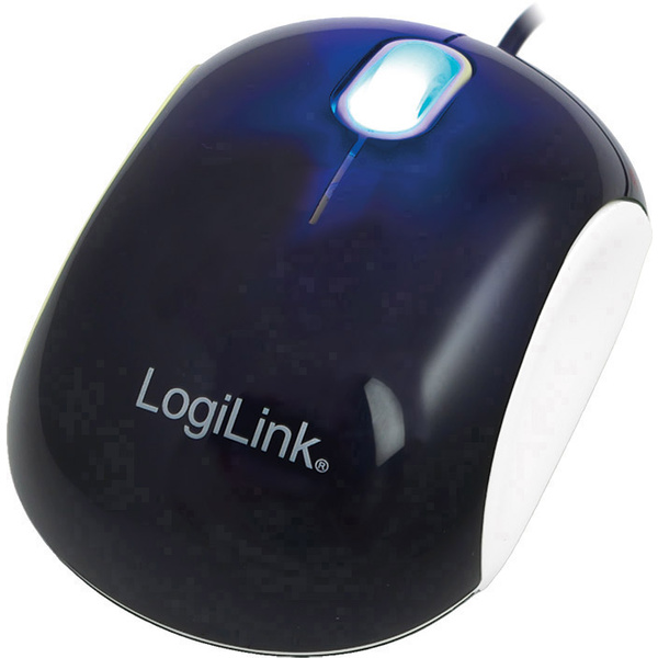 LogiLink ID0095A Cooper USB Maus Optisch Schwarz, Weiß