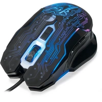 LogiLink ID0137 Gaming-Maus USB Optisch Schwarz 5 Tasten 2400 dpi Beleuchtet LogiLink ID0137 Gaming-Maus USB Optisch Schwarz 5 Tasten 2400 dpi Beleuchtet