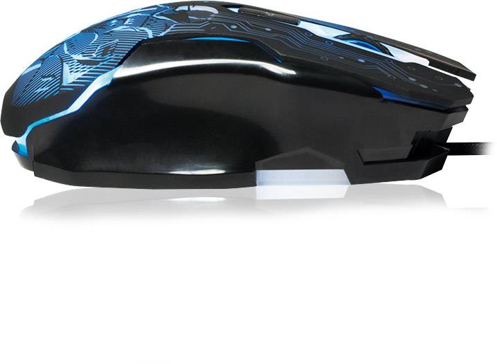 LogiLink ID0137 Gaming-Maus USB Optisch Schwarz 5 Tasten 2400 dpi Beleuchtet