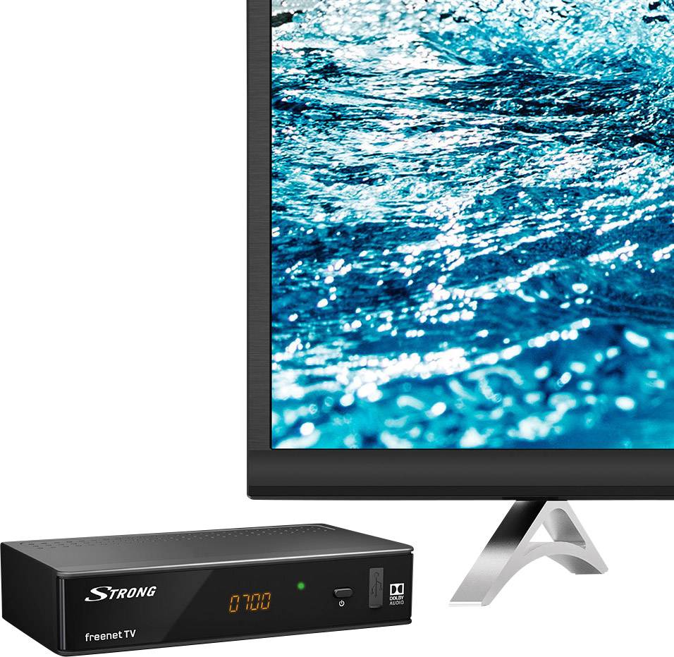Strong SRT 8541 DVB-T2 Receiver Deutscher DVB-T2 Standard (H.265), Front-USB