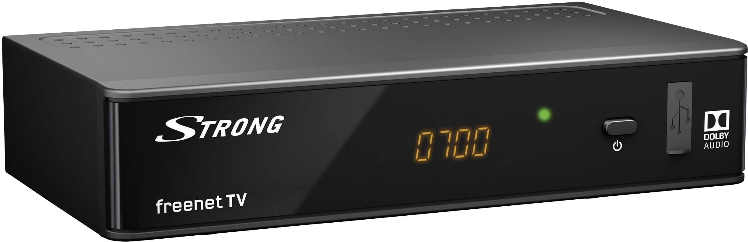 Strong SRT 8541 DVB-T2 Receiver Deutscher DVB-T2 Standard (H.265), Front-USB