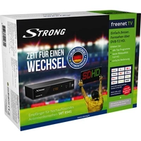 Strong SRT 8541 DVB-T2 Receiver Deutscher DVB-T2 Standard (H.265), Front-USB Strong SRT 8541 DVB-T2 Receiver Deutscher DVB-T2 Standard (H.265), Front-USB