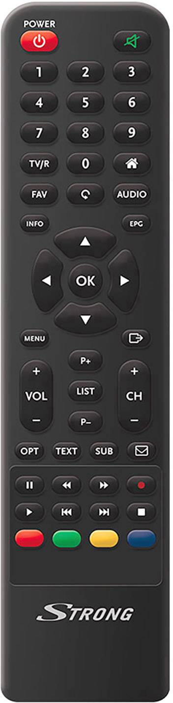 Strong SRT 8541 DVB-T2 Receiver Deutscher DVB-T2 Standard (H.265), Front-USB