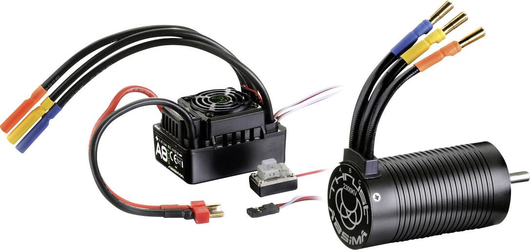 Absima Combo Set Thrust BL Eco 2120003 Automodell Brushless Antriebsset 1:8