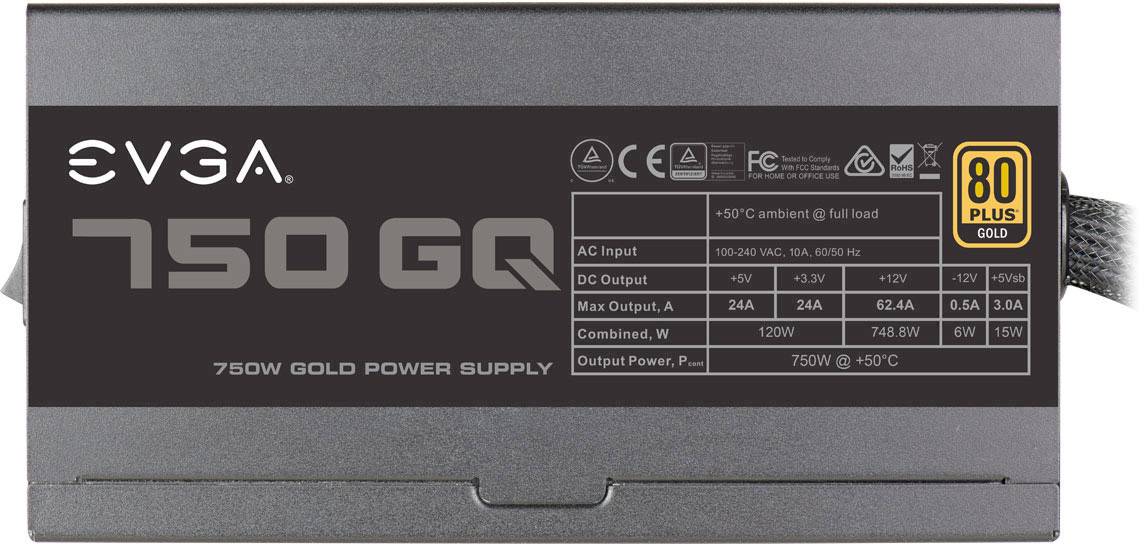 EVGA Go PC Netzteil 750 W ATX 80PLUS® Gold