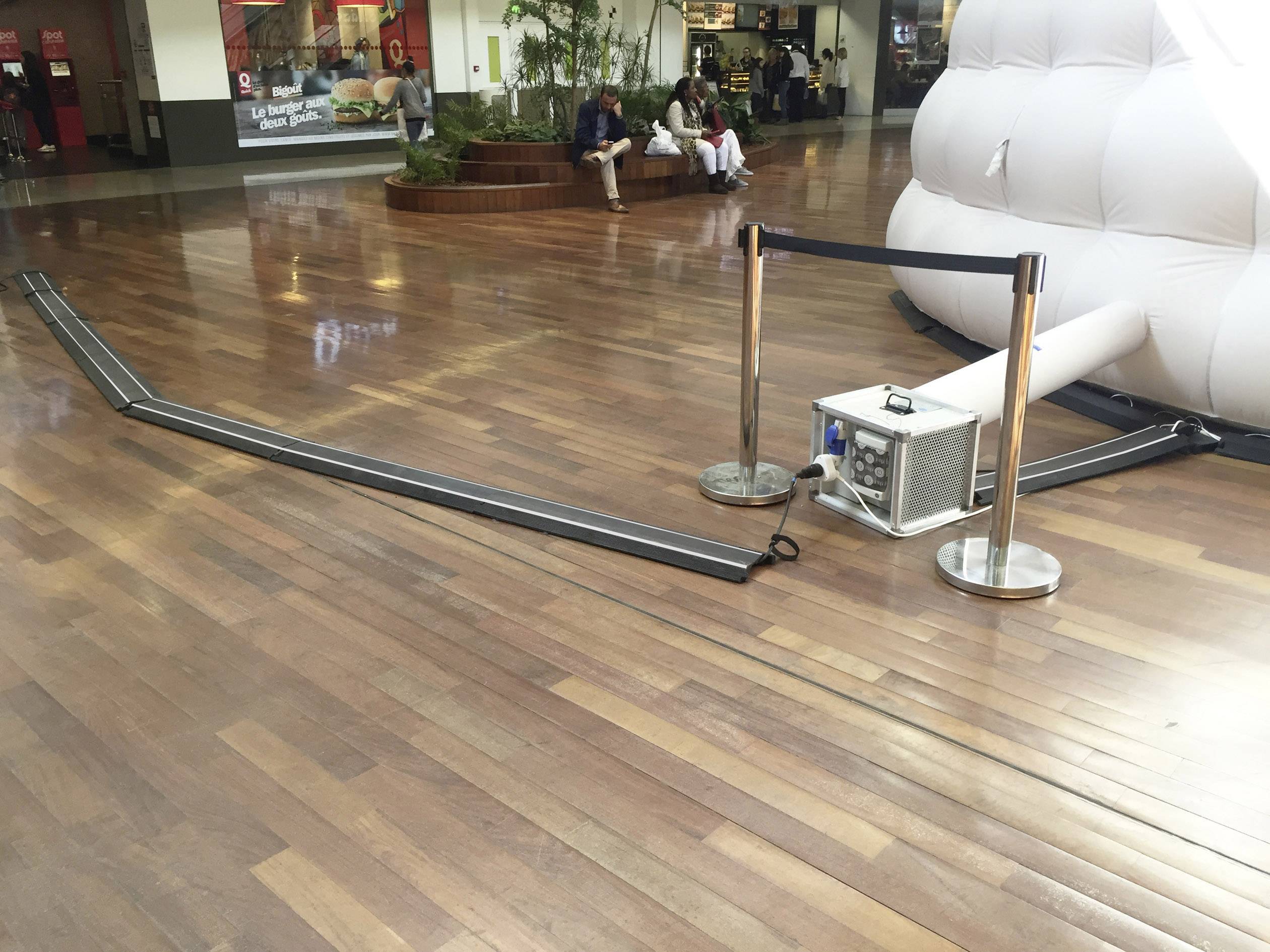 VISO Kabelbrücke CP5040 Schwarz Anzahl Kanäle: 7 500mm Inhalt: 1St.