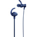 Sony MDR-XB510AS Sport In Ear Kopfhörer kabelgebunden  Blau  Wasserbeständig, Schweißresistent