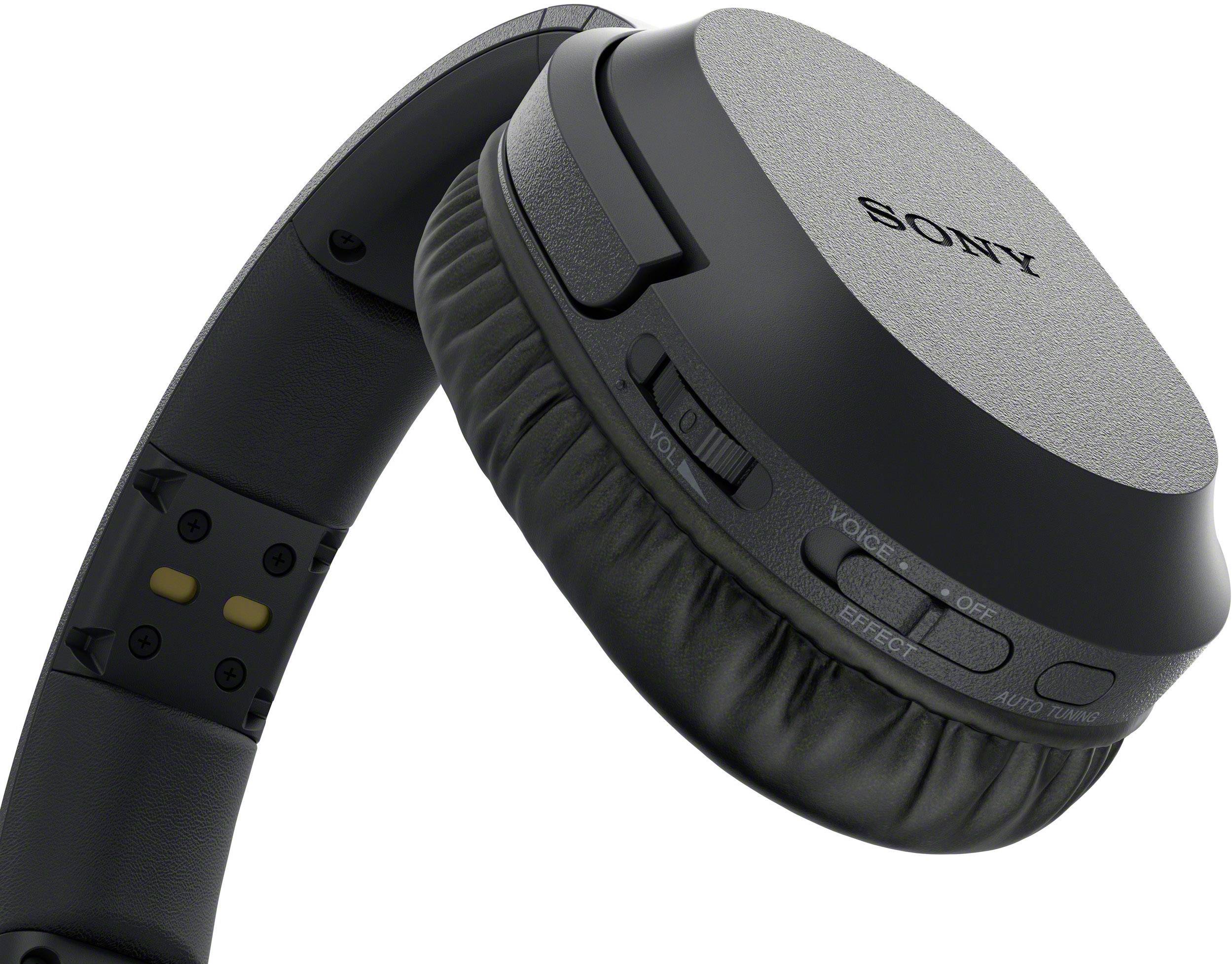 Sony MDR-RF895RK Over Ear Kopfhörer Funk Schwarz Lautstärkeregelung TV