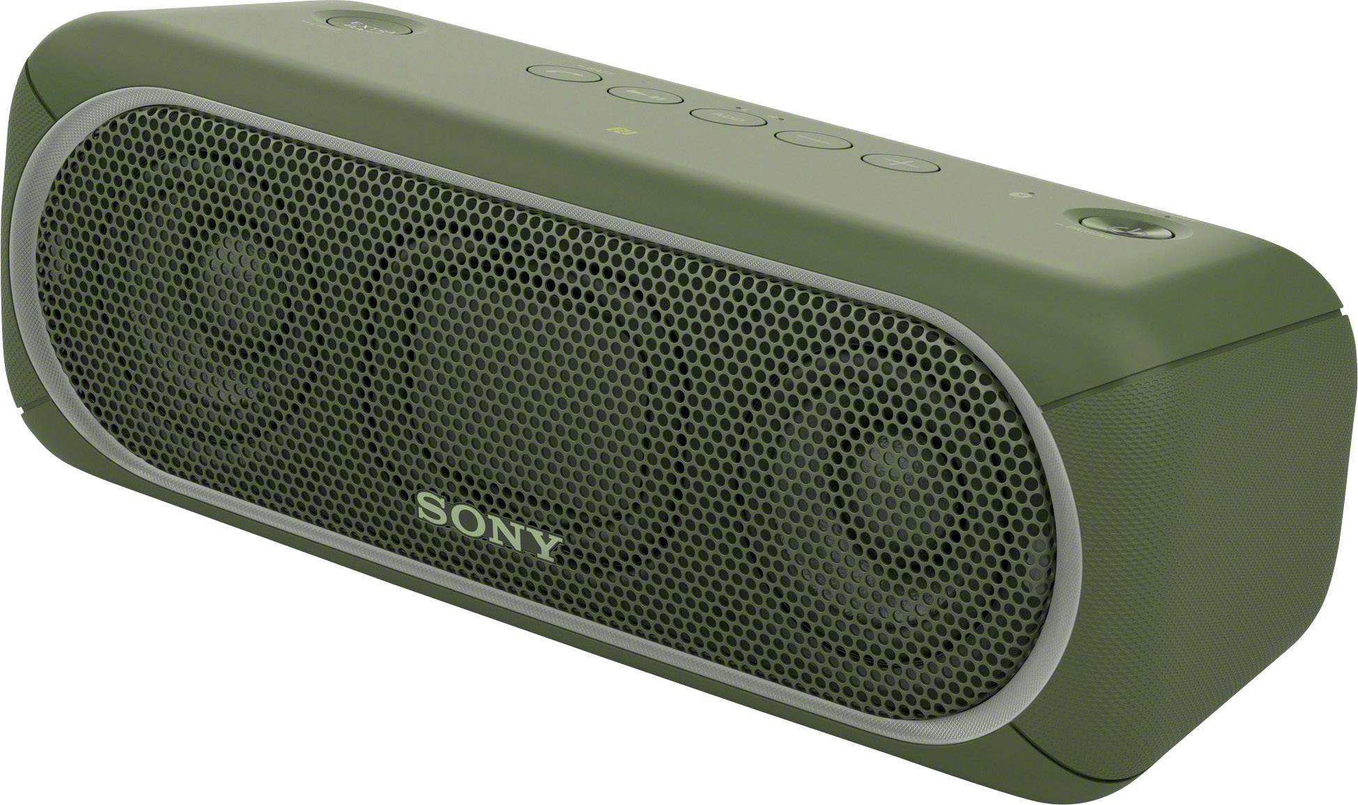 Sony SRS-XB30 Bluetooth® Lautsprecher AUX, spritzwassergeschützt Grau