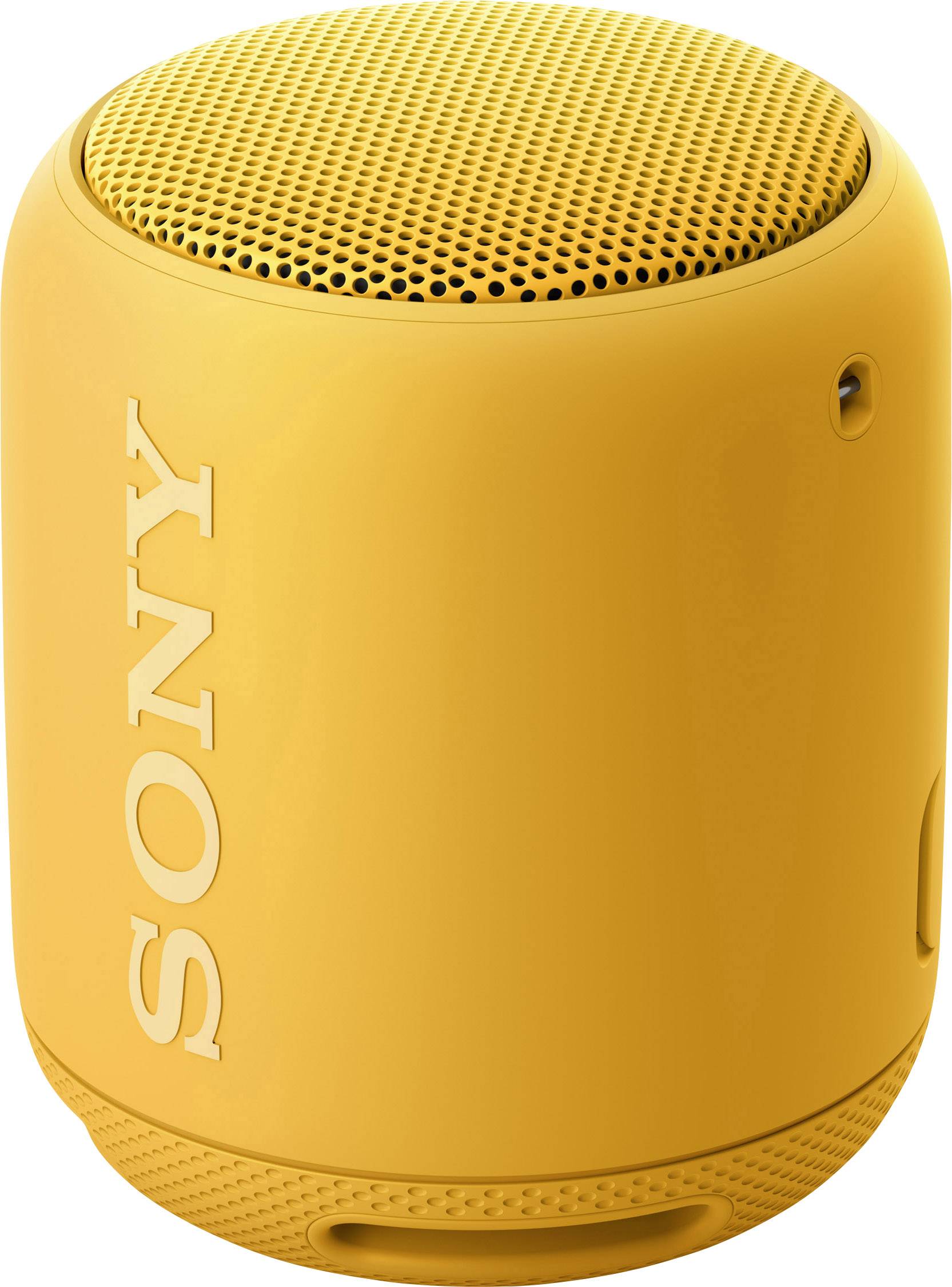 Sony SRS-XB10 Bluetooth® Lautsprecher AUX, spritzwassergeschützt, NFC Gelb