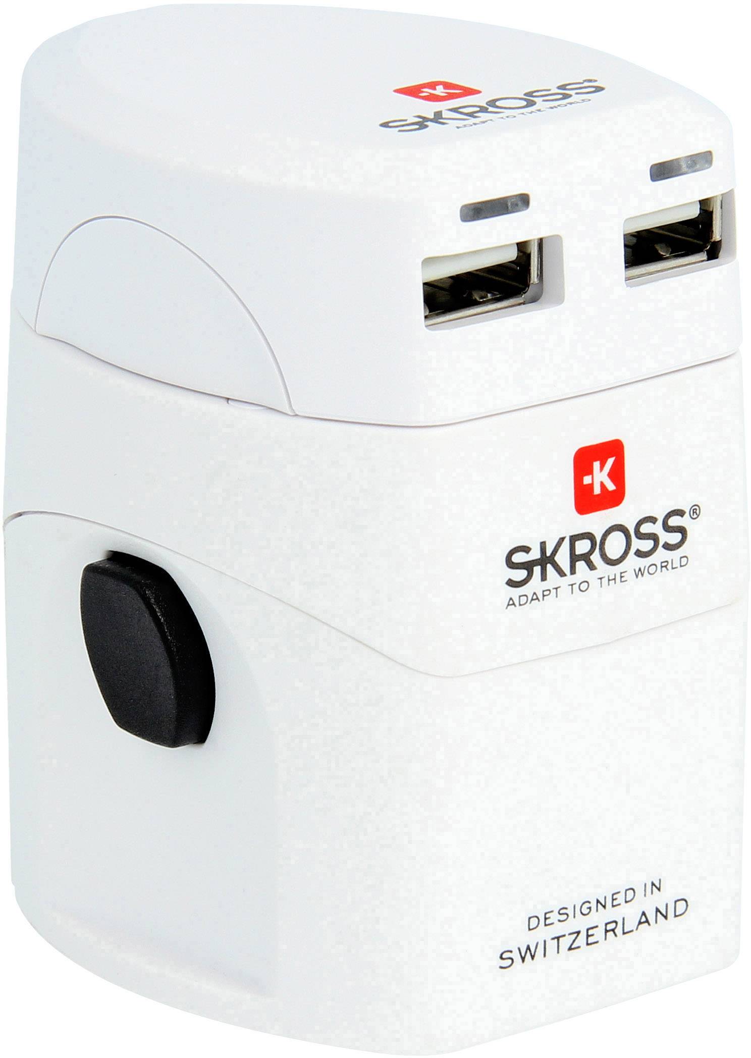 Skross 1.302101 Reiseadapter  World Adapter EVO USB
