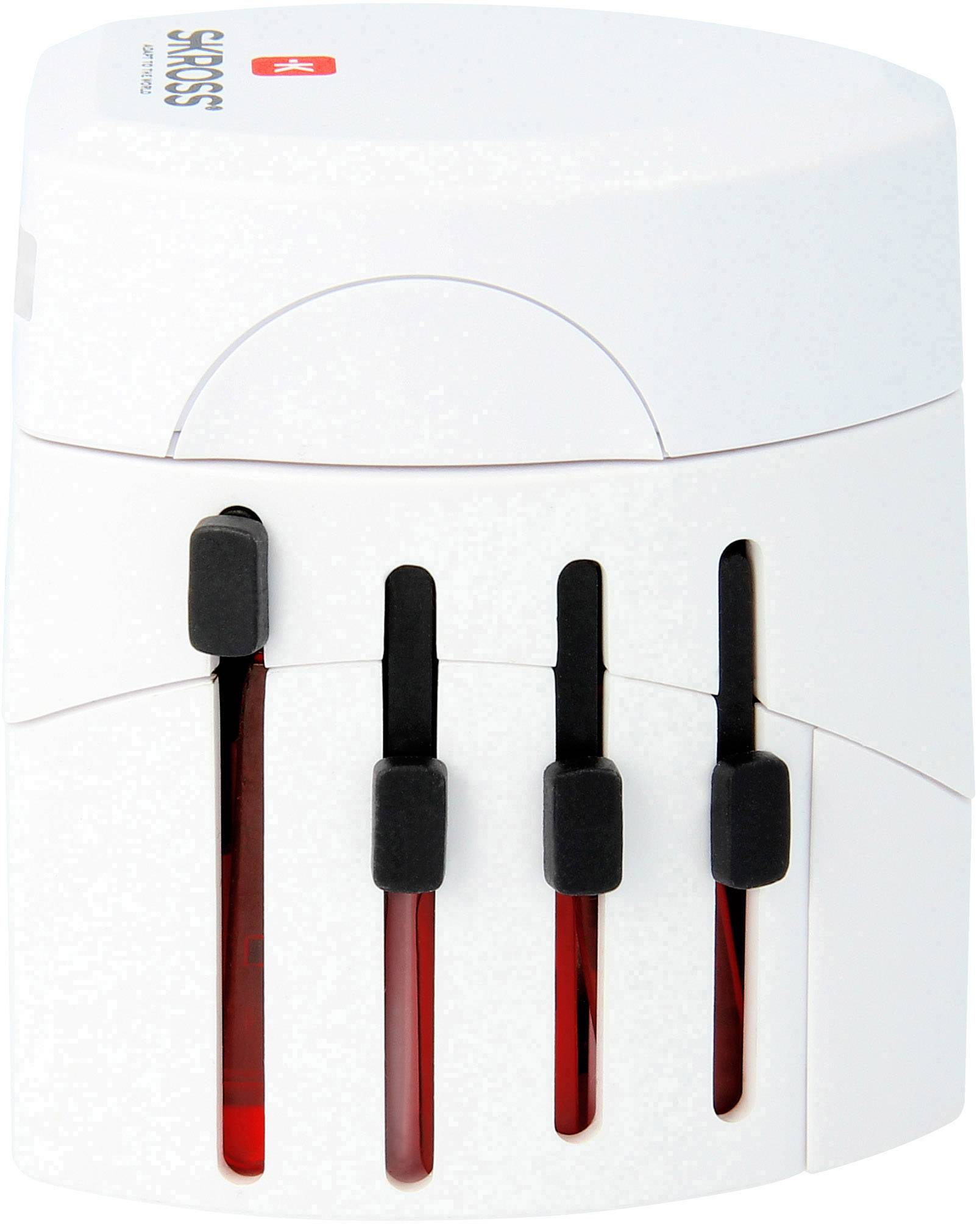 Skross 1.302101 Reiseadapter  World Adapter EVO USB