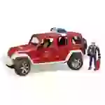 Bruder Einsatzfahrzeug Modell Jeep Wrangler Rubicon Feuerwehr Fertigmodell PKW Modell Bruder Einsatzfahrzeug Modell Jeep Wrangler Rubicon Feuerwehr Fertigmodell PKW Modell